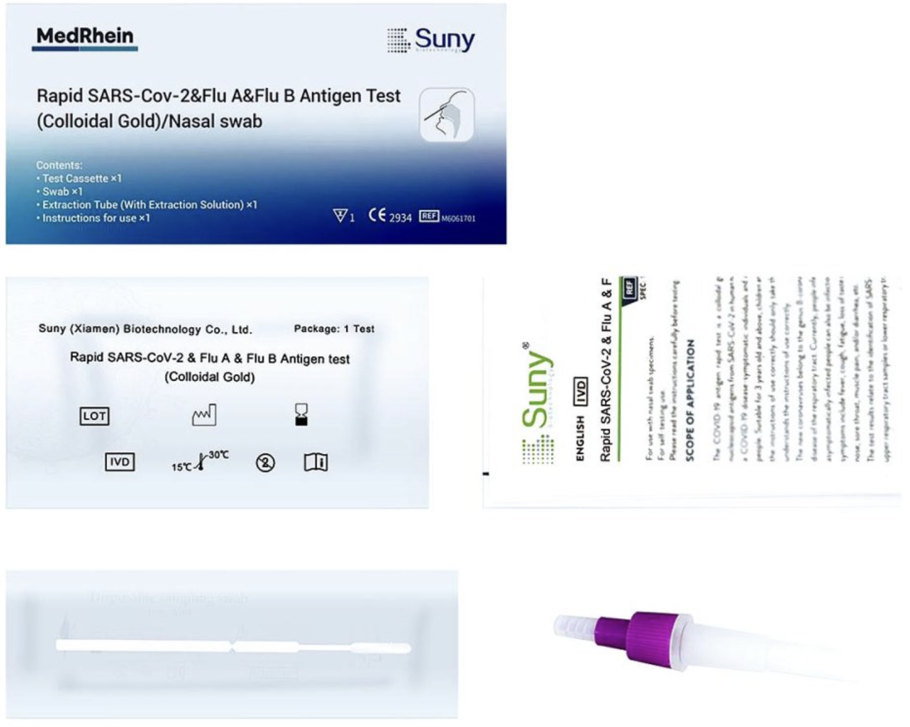 Suny Corona und Influenza Schnelltest